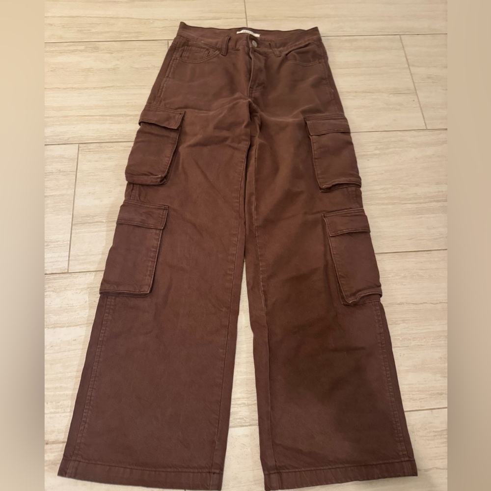 PacSun Brown 90's Baggy Cargo Pants sz 24